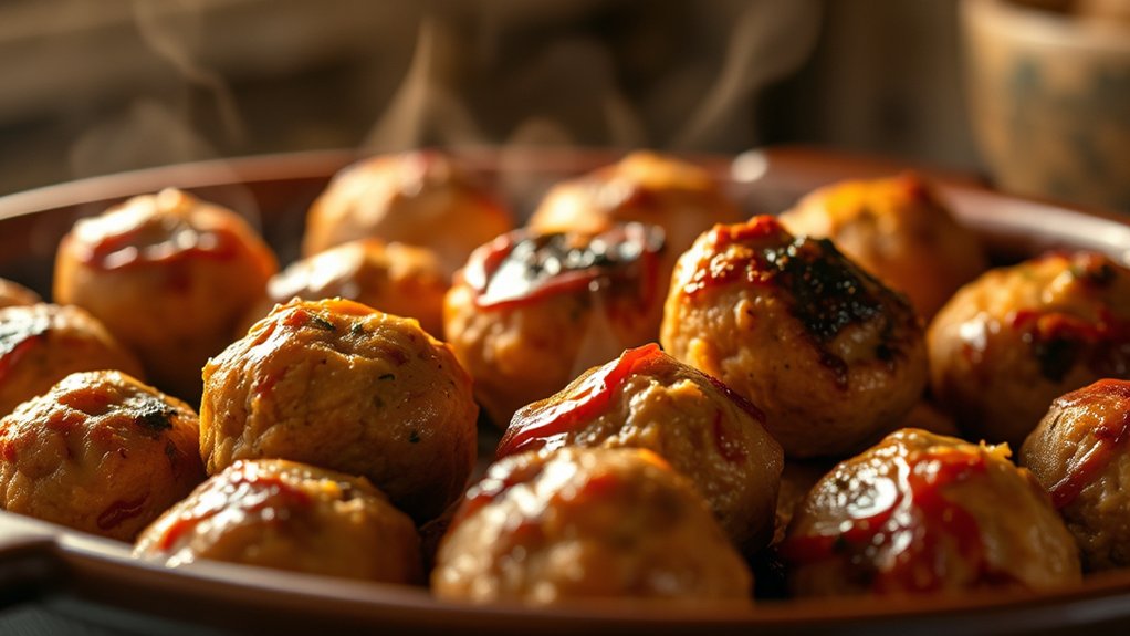 oven cooked meatballs cooking time