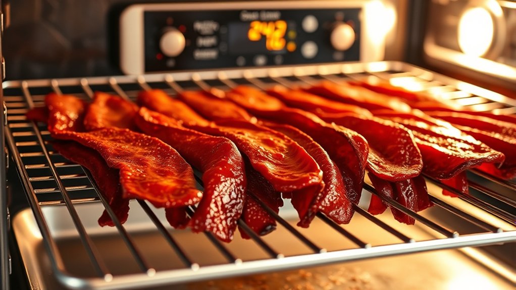 oven dried jerky with rackfaces