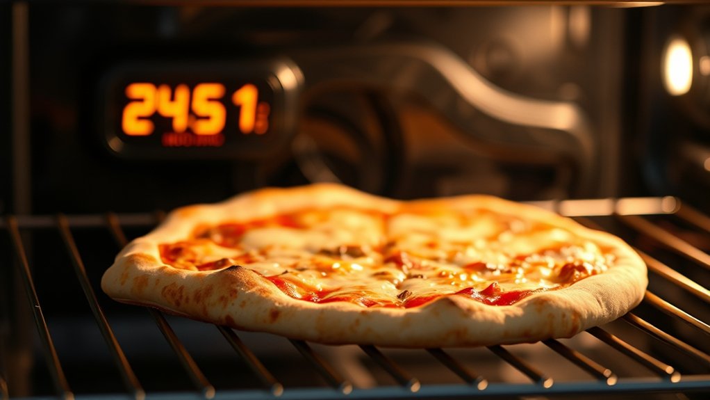 oven reheats pizza evenly