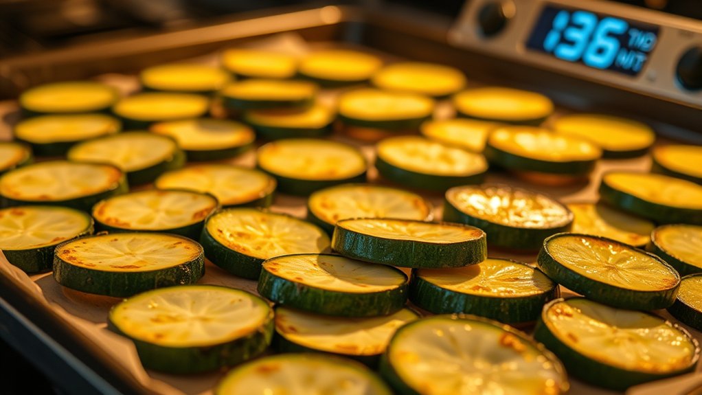 oven roasted zucchini slices 400 f
