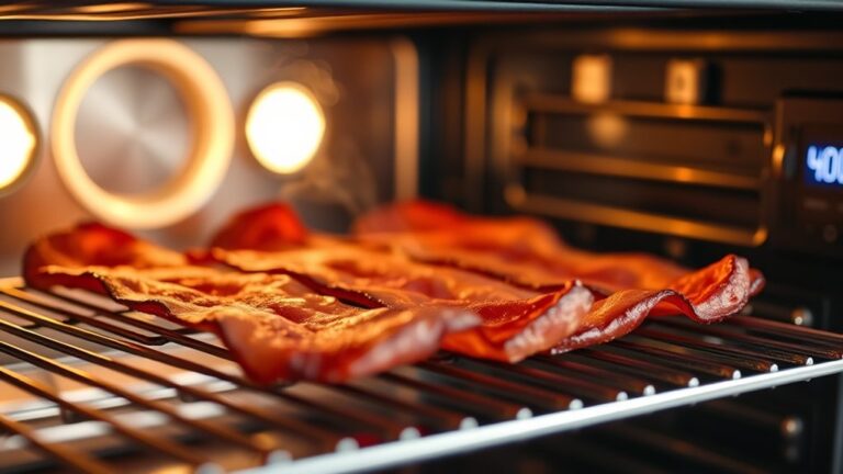 oven temperature for bacon cooking