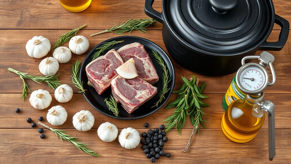 oxtail braise with aromatics