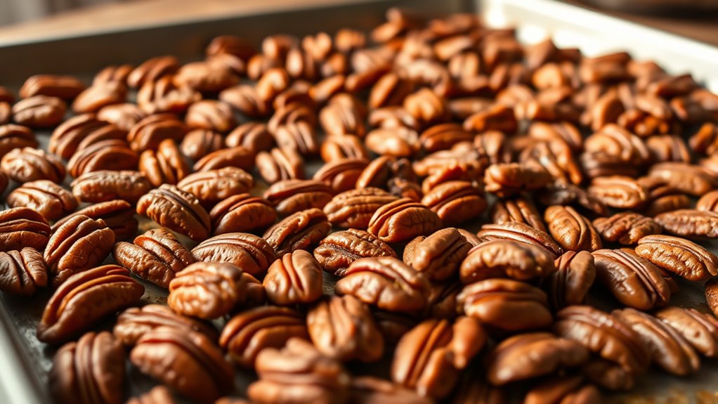 pecans golden fragrant crisp