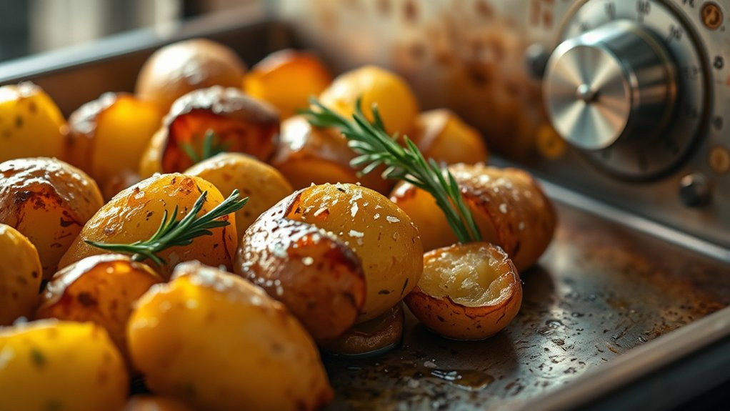 potato roasting temps by size
