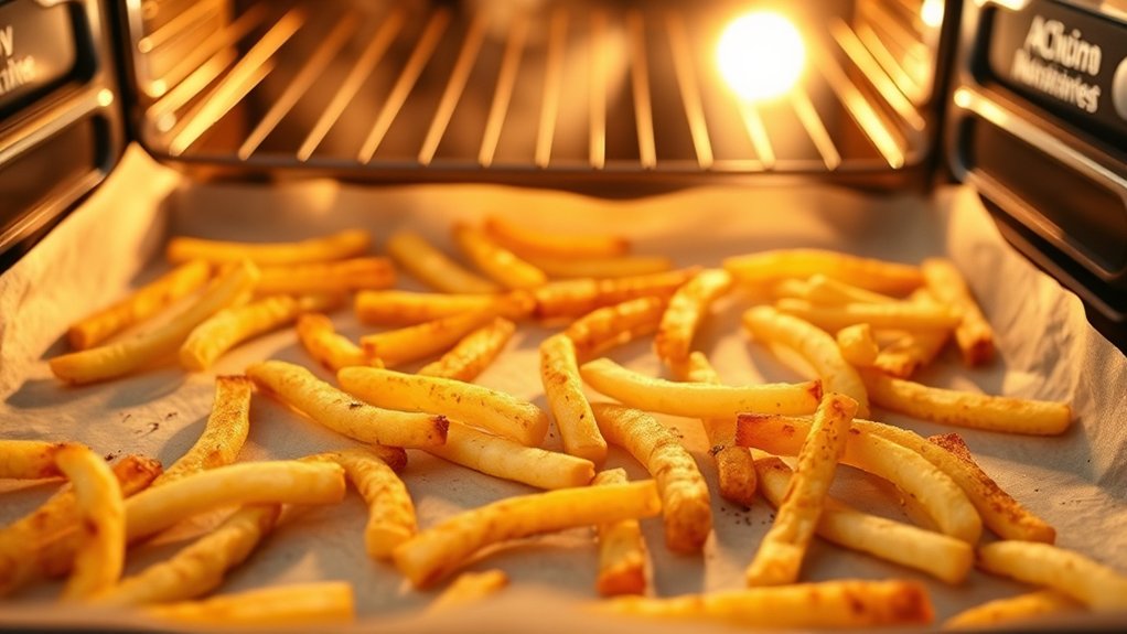 preheat 400 f crisp fries