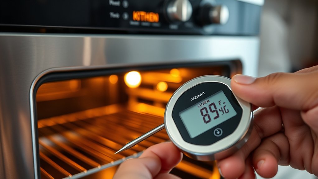 preheat indicator or thermometer confirmation