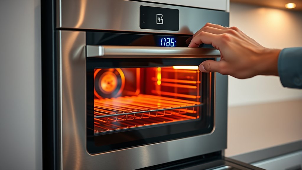 preheat the oven properly