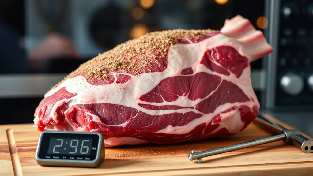 prime rib weight temperature rest
