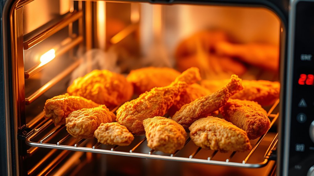 reheat fried chicken in oven