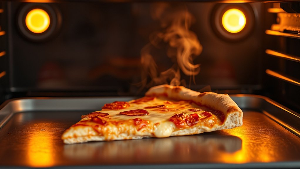 reheat pizza on sheet