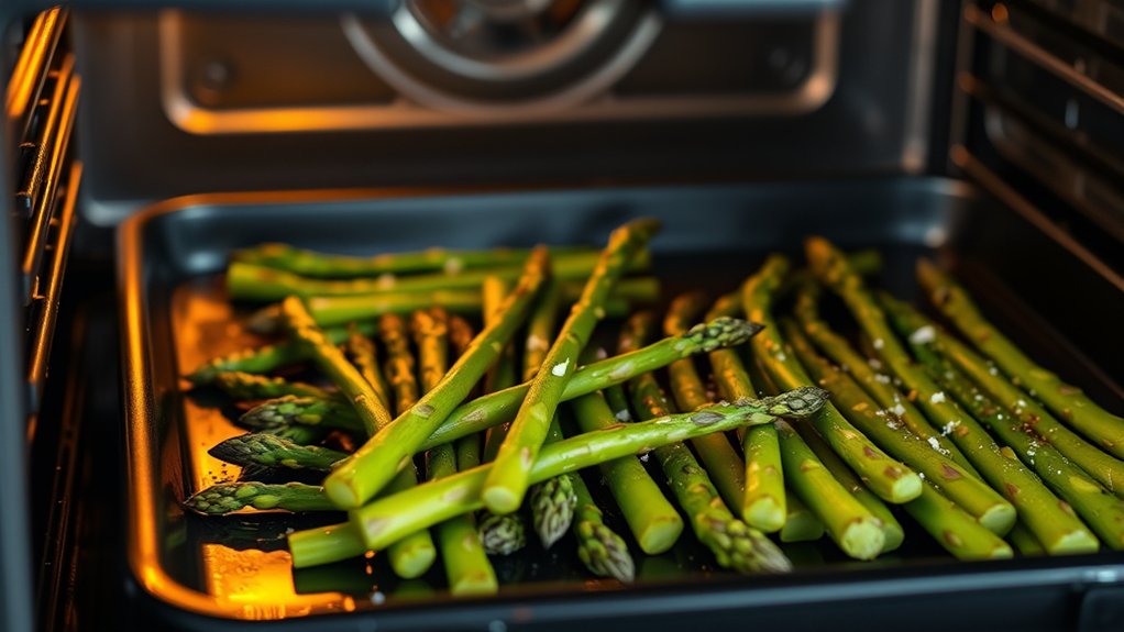 roast asparagus 10 15 minutes