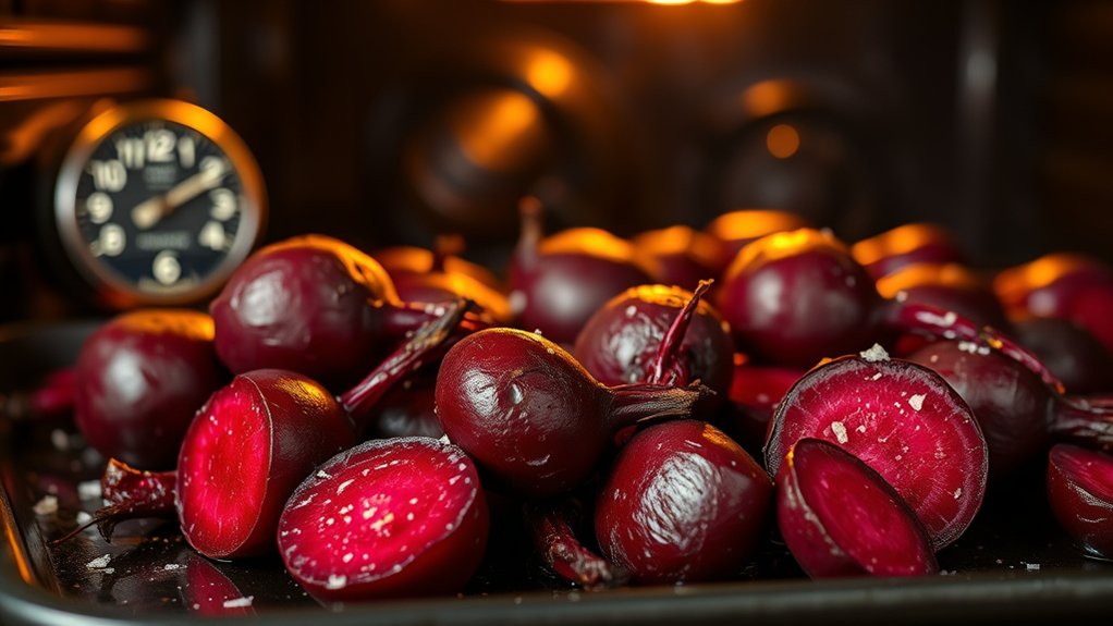 roast beets by size times