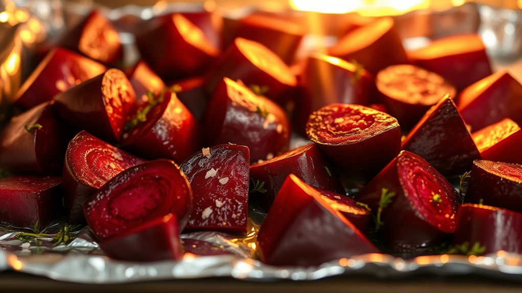 roast beets until tender