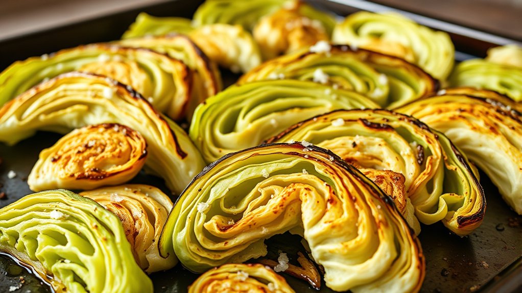 roast cabbage at 425 f crisp edges