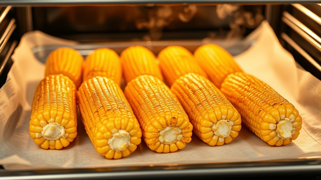 roast corn 400 f 25 30 minutes