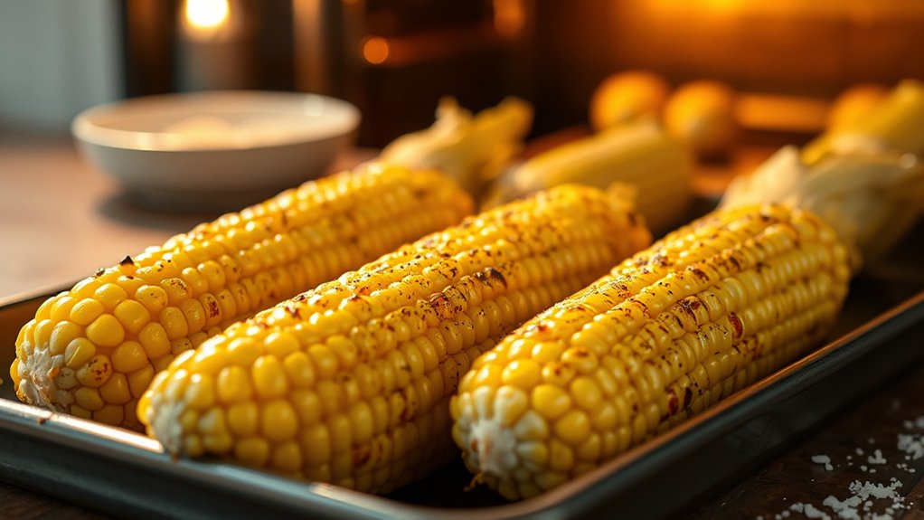 roast corn in oven