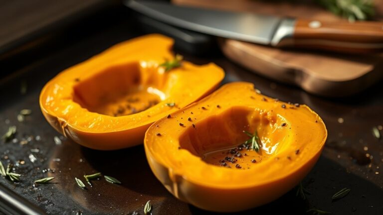 roast squash in oven