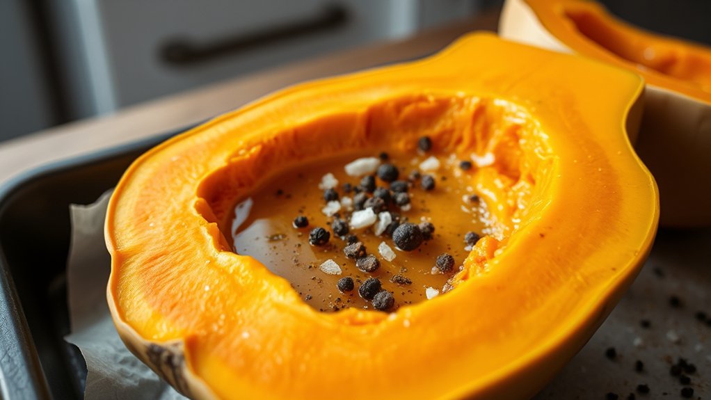 roast whole squash tender flesh