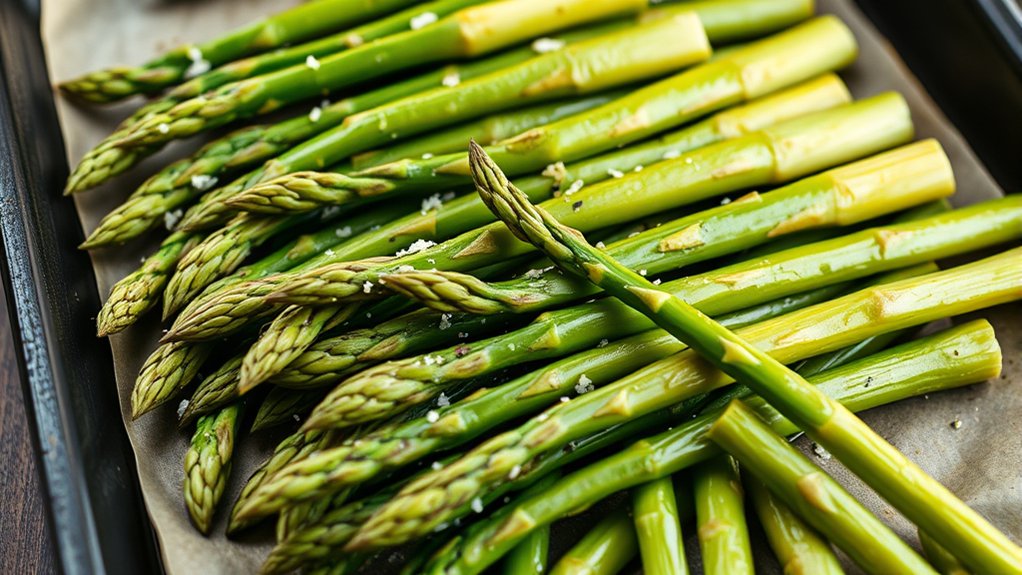 roasted asparagus in oven