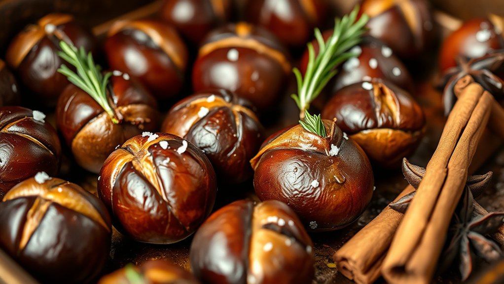 savory sweet festive chestnuts