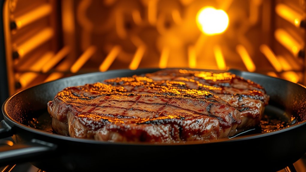 sear first for crust flavor