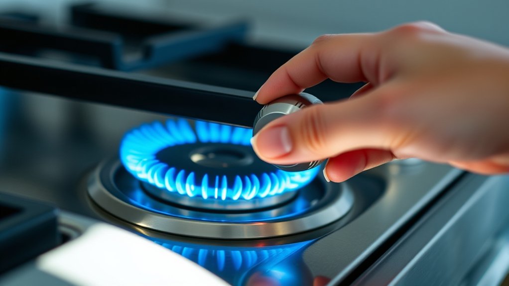 set oven to target temperature