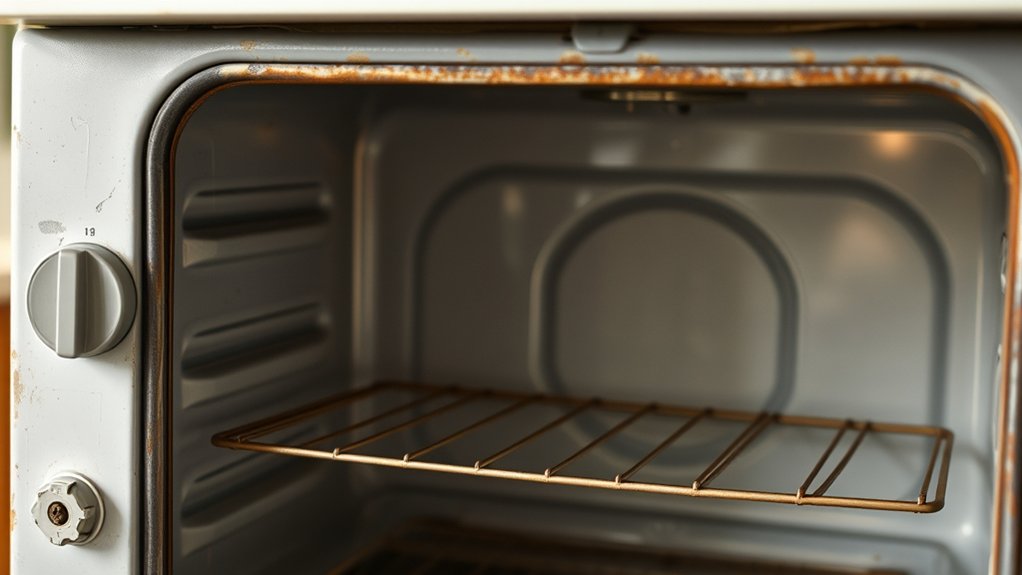 signs of aging oven components