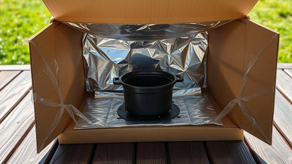 solar oven construction guide details