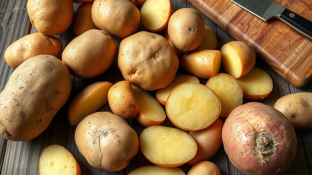 starchy potatoes yield crispy fries