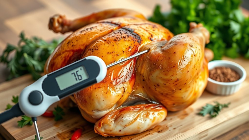thermometer check juicy safe doneness