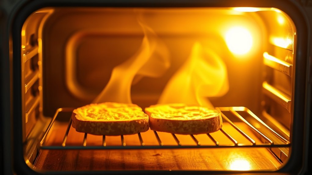 toaster oven bread toasting time