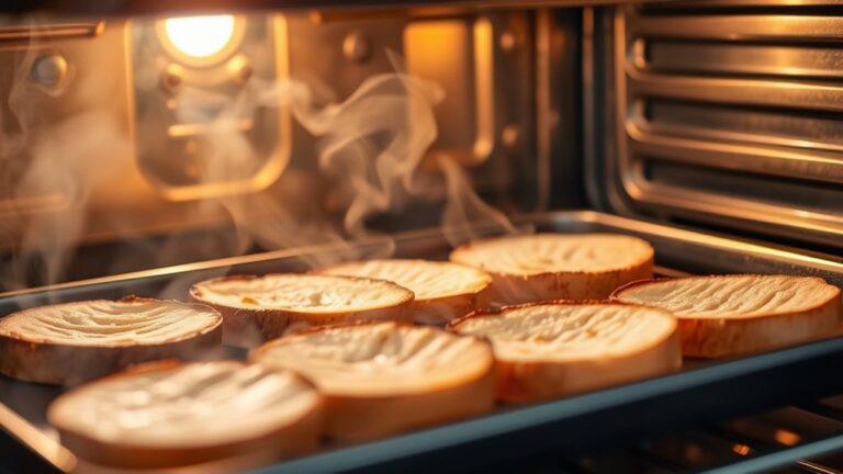 toaster style oven bread browning