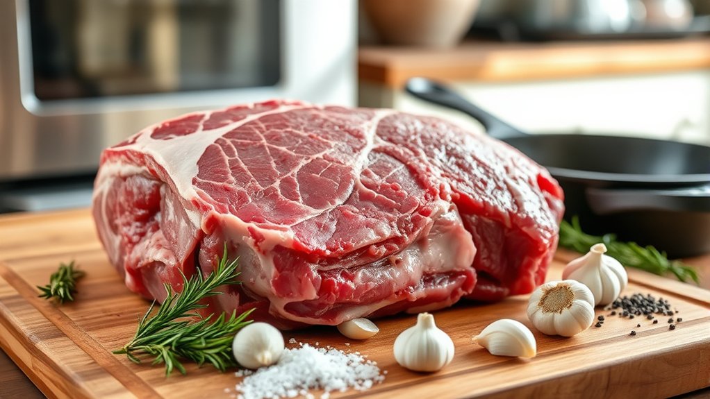 well marbled chuck roast preparation