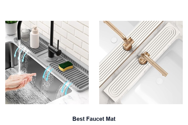 best faucet mat