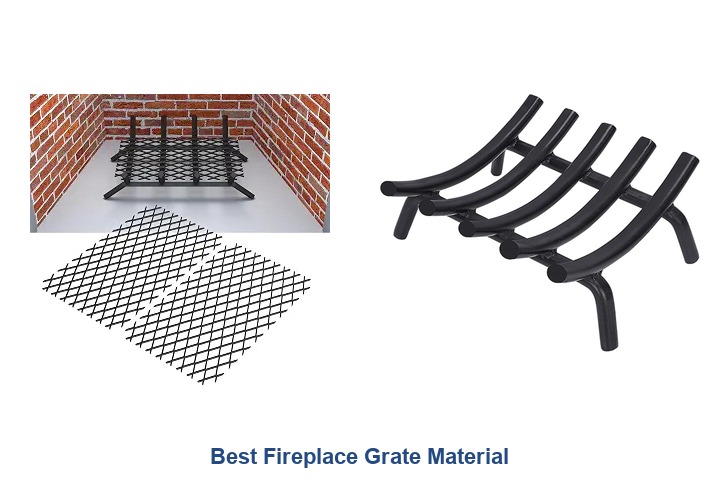best fireplace grate material