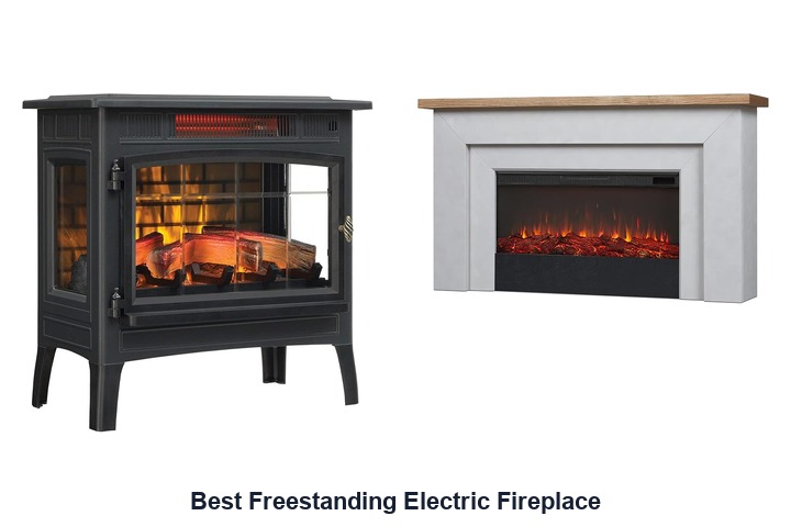 best freestanding electric fireplace