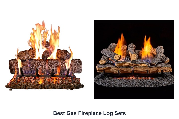 best gas fireplace log sets