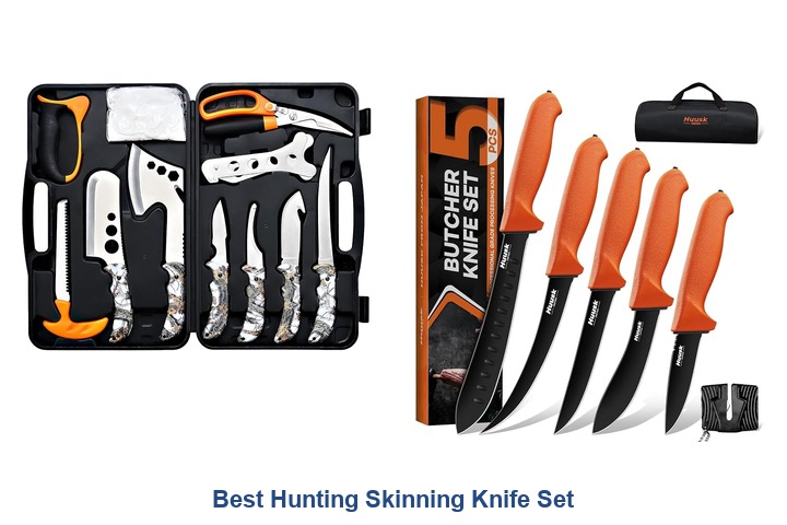 best hunting skinning knife set​