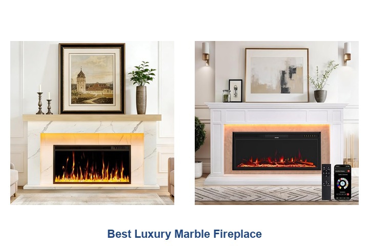 best luxury marble fireplace