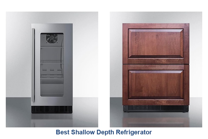 best shallow depth refrigerator
