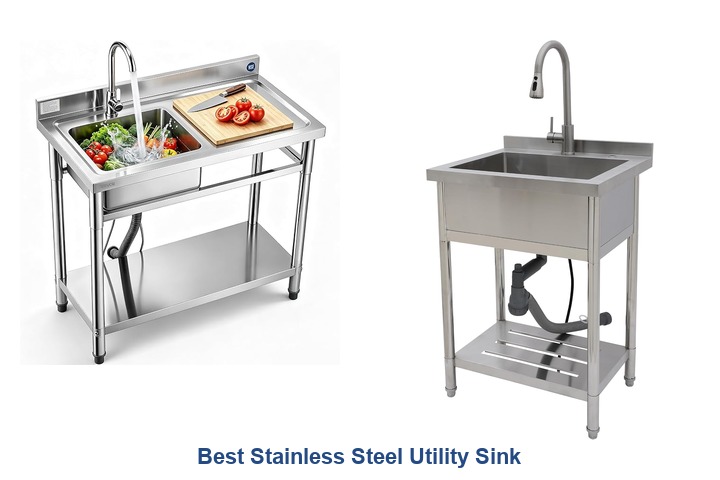 best stainless steel utility sink