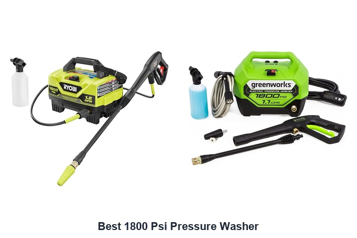best 1800 psi pressure washer