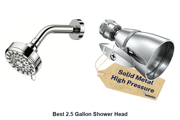 best 2.5 gallon shower head
