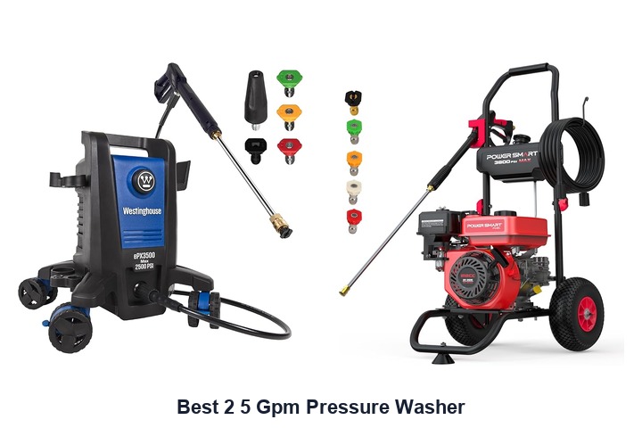 best 2 5 gpm pressure washer