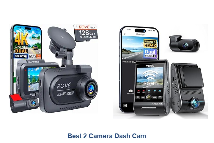 best 2 camera dash cam