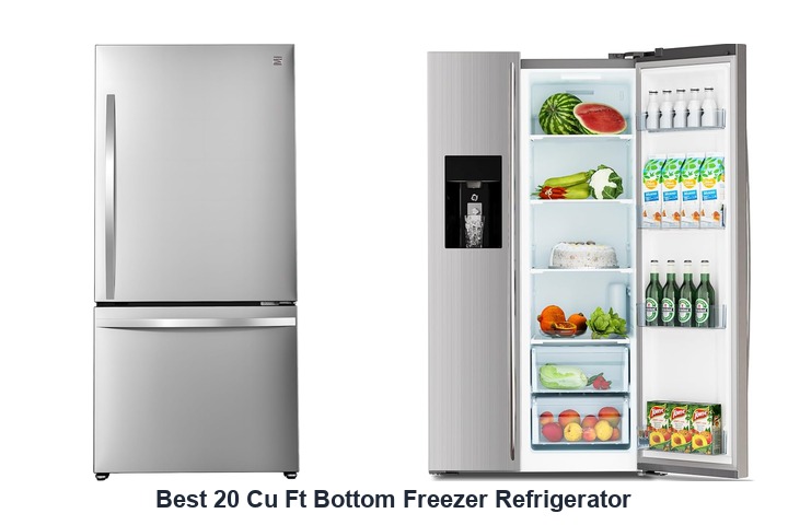 best 20 cu ft bottom freezer refrigerator