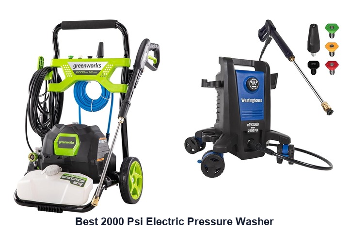 best 2000 psi electric pressure washer