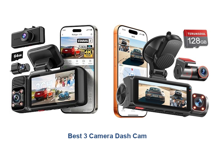 best 3 camera dash cam