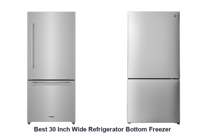 best 30 inch wide refrigerator bottom freezer