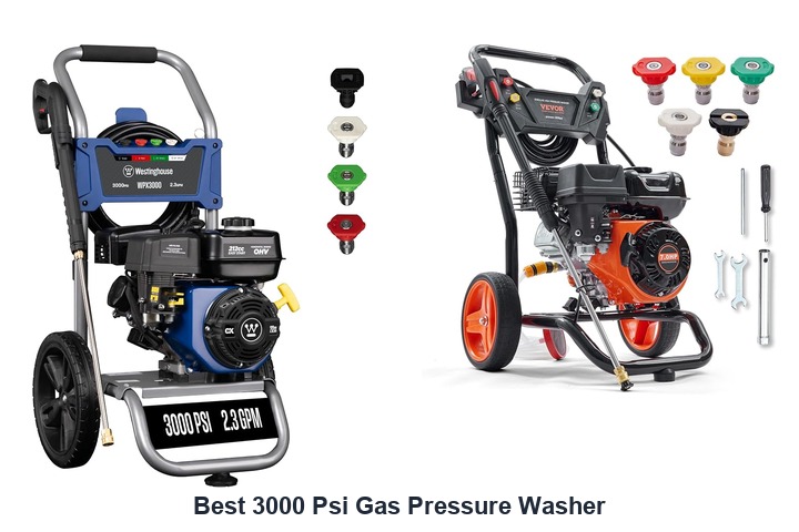 best 3000 psi gas pressure washer